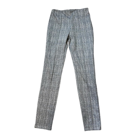 Tahari Womens Plaid Printed Elastic Waist Pull On Skinny Pants Size Small - Picture 1 of 7